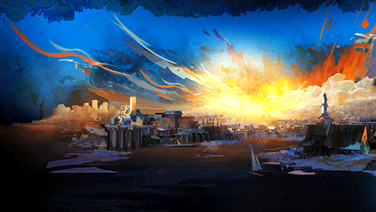 A painting of Revachol.