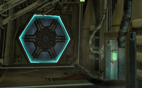 A door in the game waiting to be opened.
