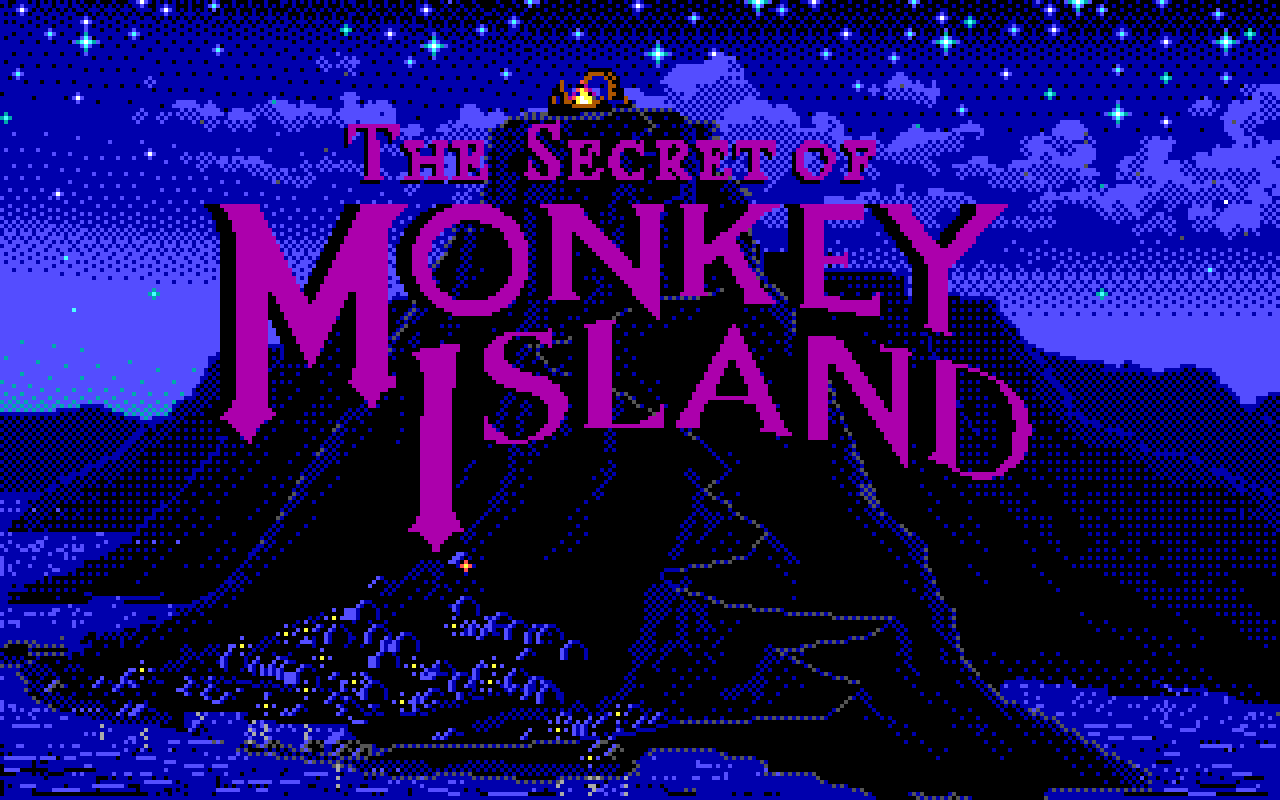 Monkey Island Title Screen