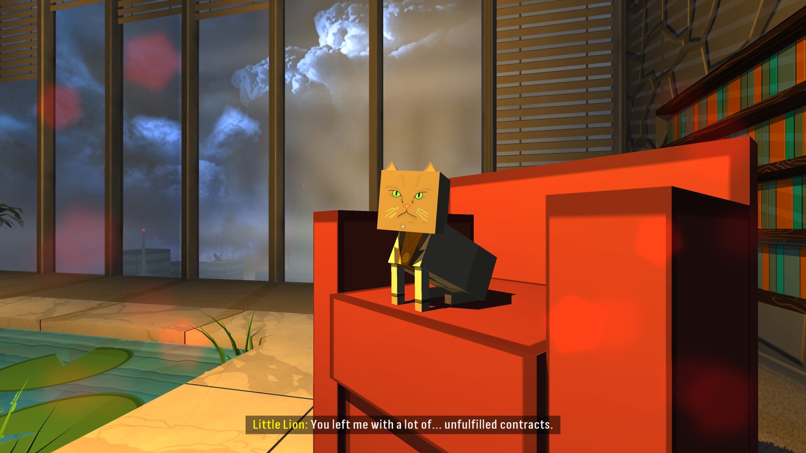 Nina Pasadena's friend, Little Lion