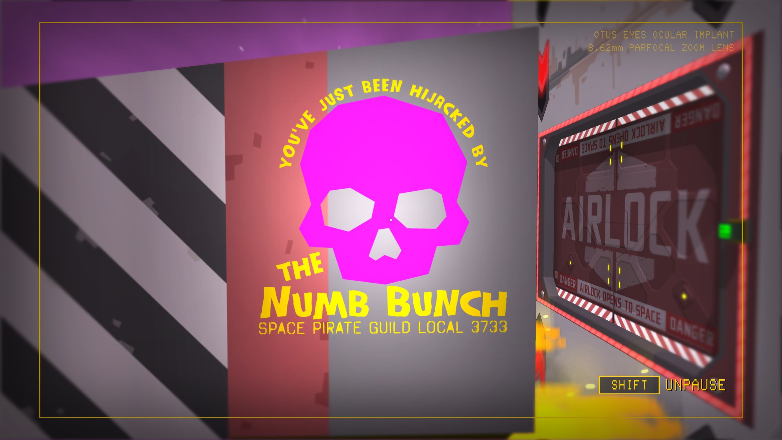 Hijacking notification from the game's space pirates