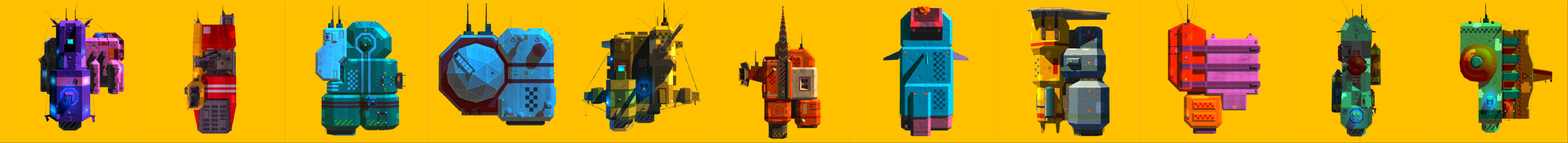 All the ships from the game